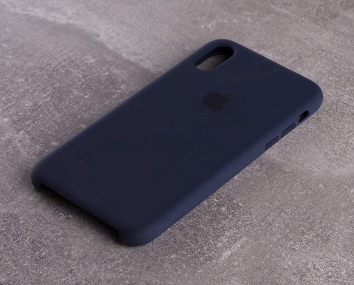 Силиконовый чехол SOFT Silicone Case для iPhone X/XS (HQ) (с лого) 09 midnight blue