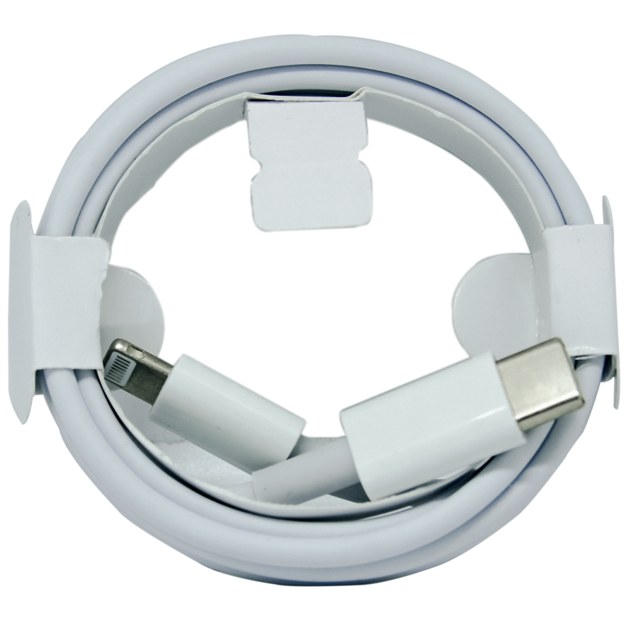 USB cable Foxconn Type-C to Lightning (тех. пакет) белый