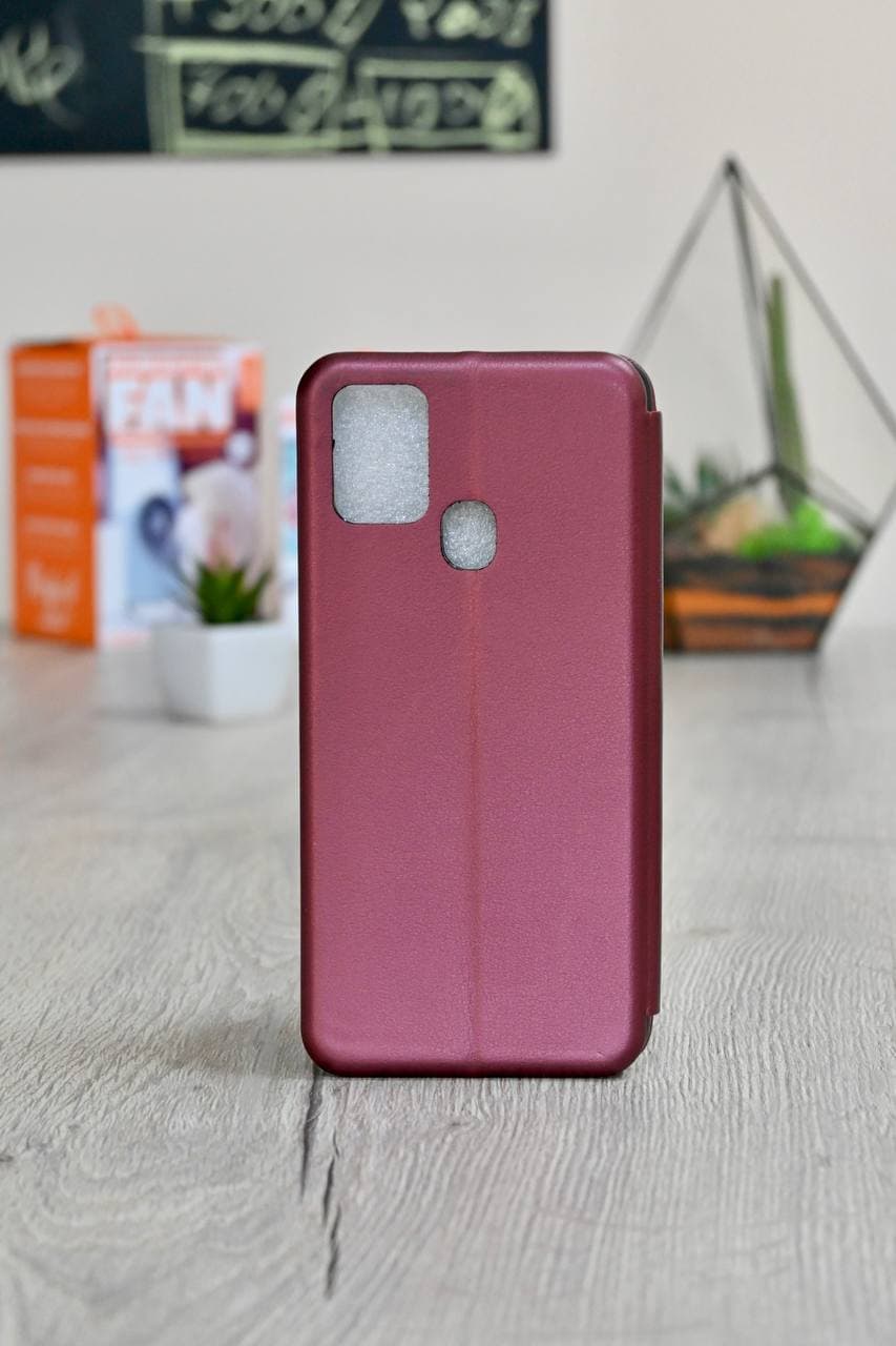 чехол-книга 360 для Huawei P40 STANDARD бордовый