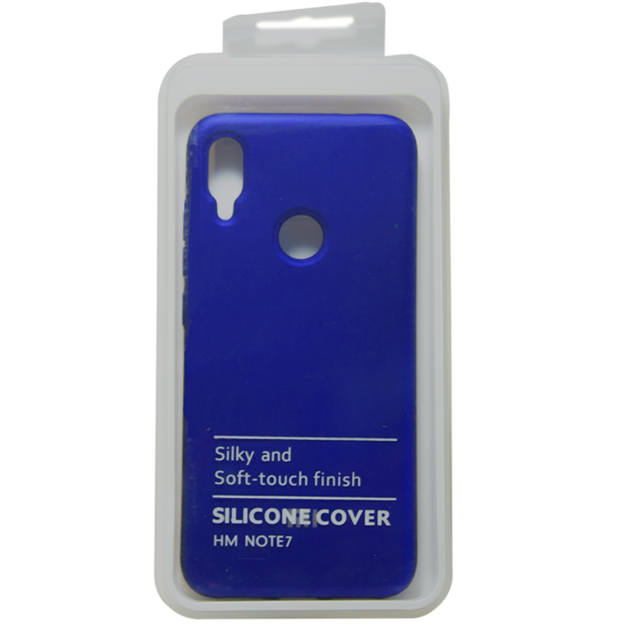 Силиконовый чехол SOFT Silicone Case для Realme XT (с логотипом) синий