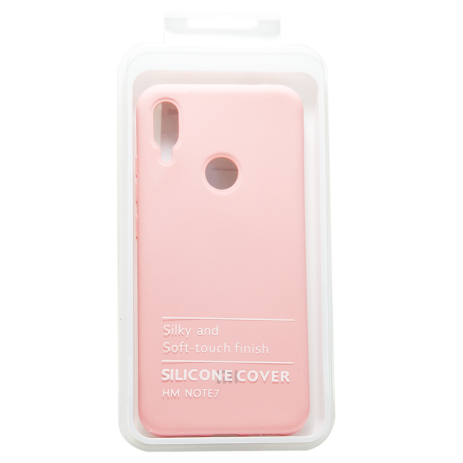 Силиконовый чехол SOFT Silicone Case для Realme 5 Pro (с логотипом) розовый