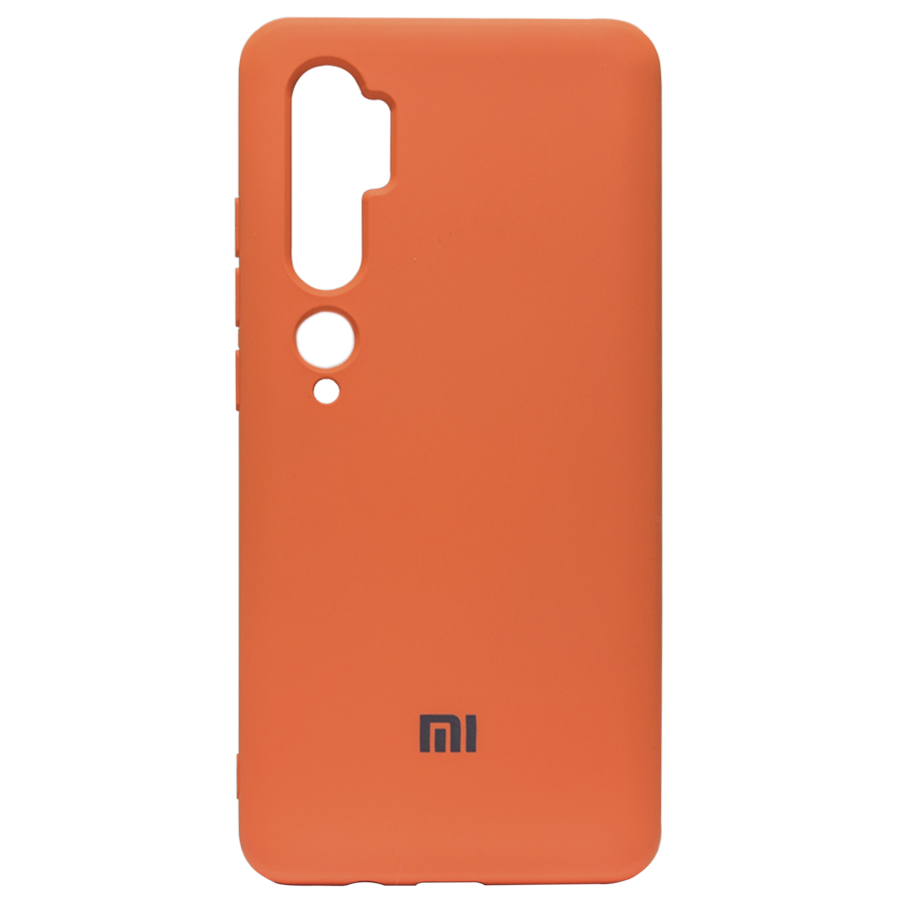 Силиконовый чехол SOFT Silicone Case для Xiaomi Redmi K30/Poco X2 HQ (с логотипом) оранжевый