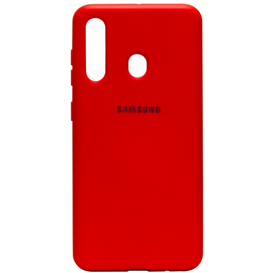 Силиконовый чехол SOFT Silicone Case для Xiaomi Redmi K30/Poco X2 HQ (с логотипом) красный