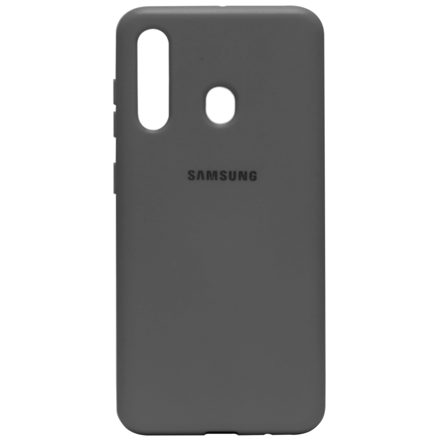 Силиконовый чехол SOFT Silicone Case для Samsung M11/A11 HQ (с логотипом) серый