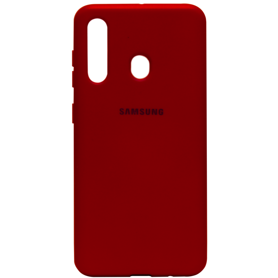 Силиконовый чехол SOFT Silicone Case для Xiaomi Mi 10 Pro HQ (с логотипом) красный