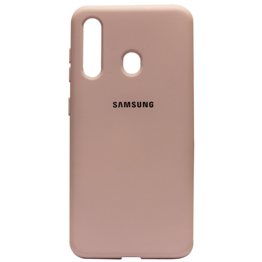 Силиконовый чехол SOFT Silicone Case для Huawei Y5P HQ (с логотипом) персик