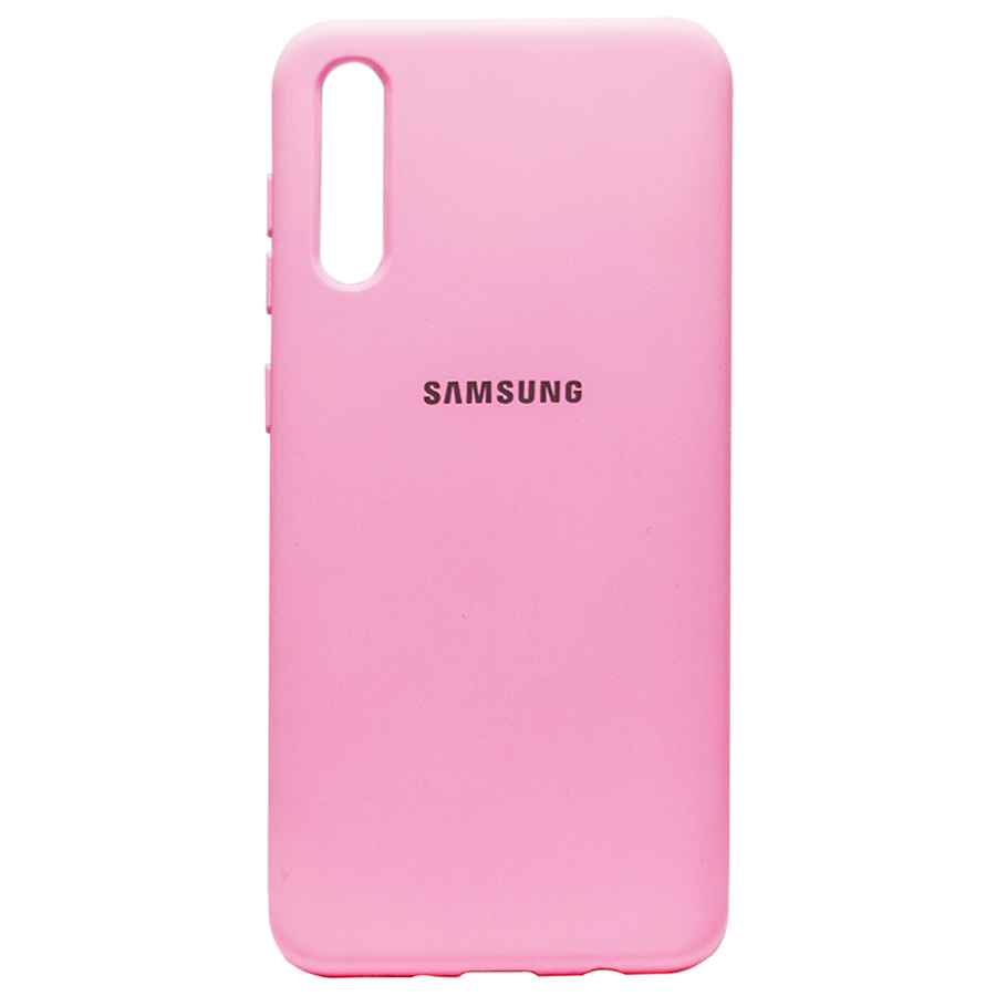 Силиконовый чехол SOFT Silicone Case для Huawei Y6P HQ (с логотипом) розовый