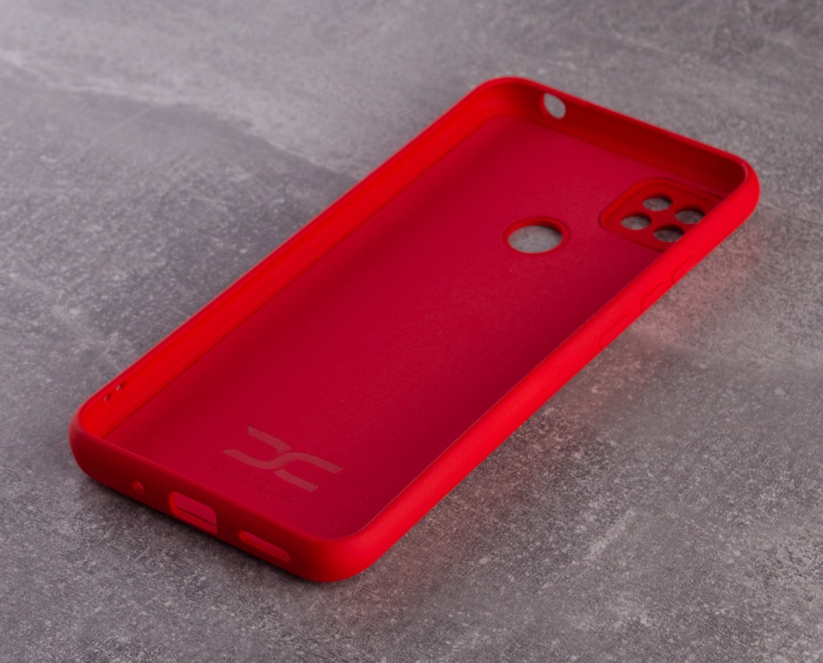 Силиконовый чехол SOFT Silicone Case для Xiaomi Redmi 9C/9A Activ/Poco C31 (без лого) красный