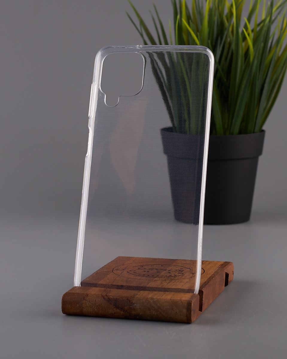 Силиконовый чехол WS для Samsung A12/M12/A12 Nacho прозрачный