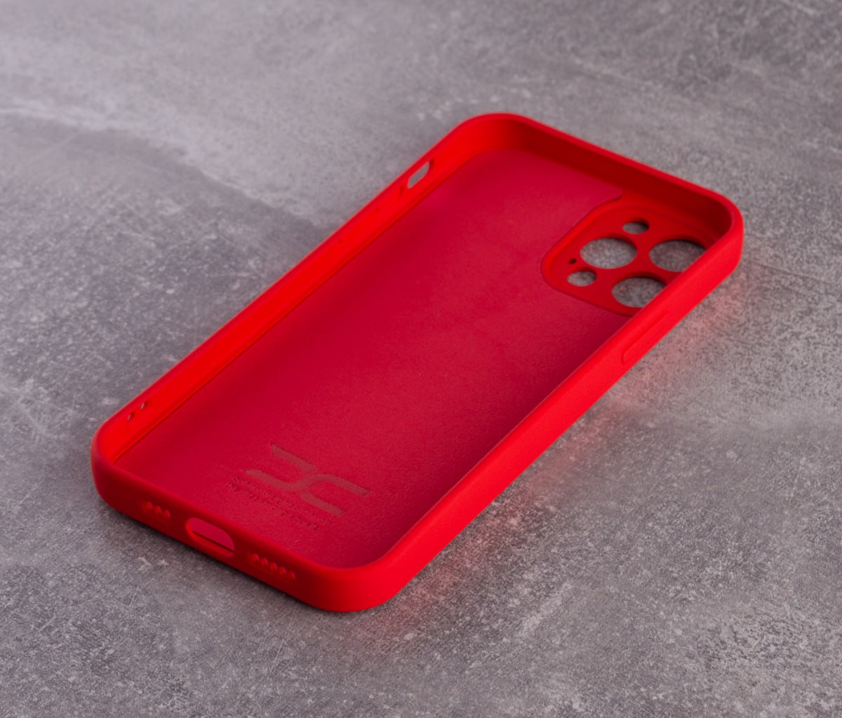 Силиконовый чехол SOFT Silicone Case для iPhone 12 Pro (без лого) красный