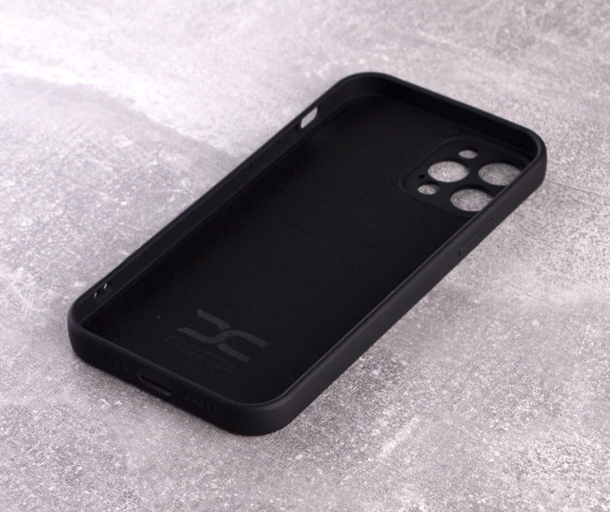 Силиконовый чехол SOFT Silicone Case для iPhone 12 Pro (без лого) черный