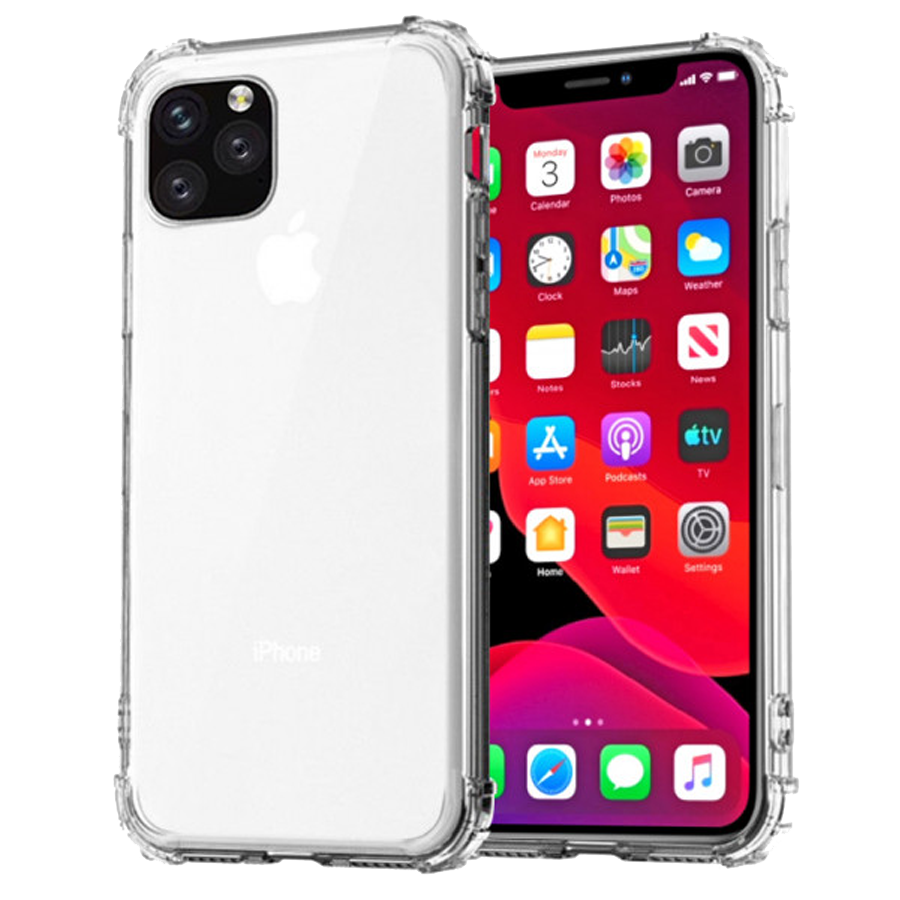 Силиконовый чехол WS SHOCKPROOF для iPhone 13 Pro прозрачный