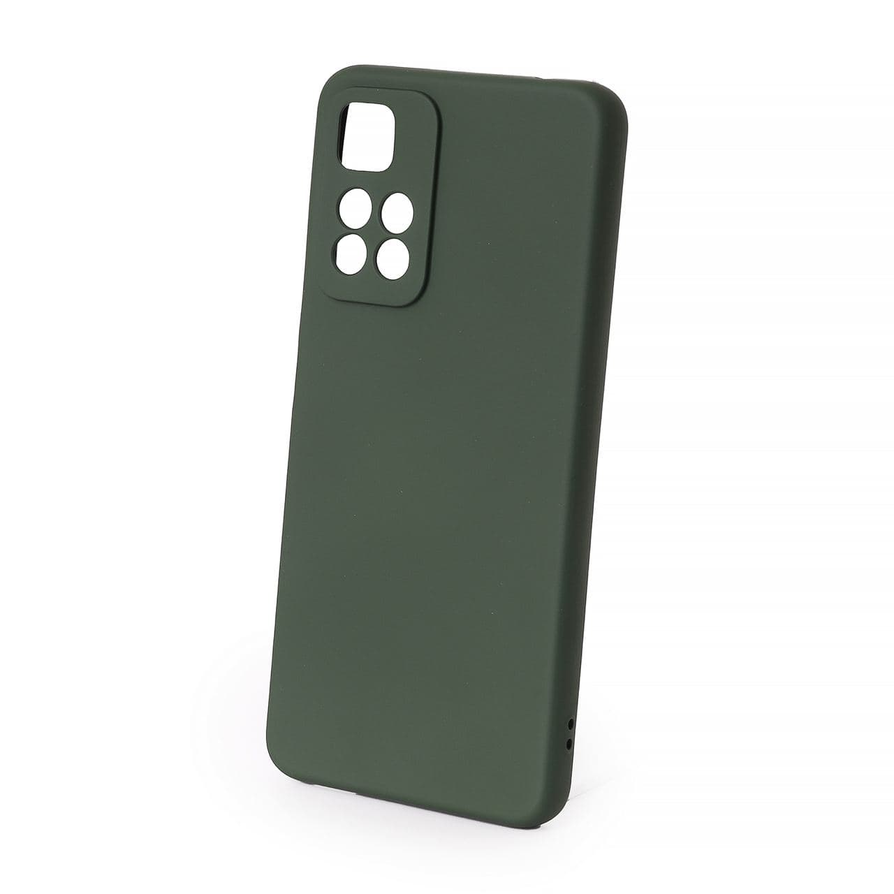 Силиконовый чехол SOFT Silicone Case для Xiaomi Redmi Note 11 Pro+/11i/11i Hypercharge (без лого) темно-зеленый