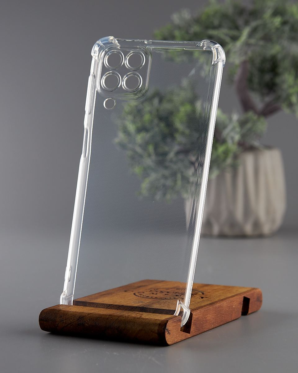 Силиконовый чехол WS SHOCKPROOF для Samsung M53 прозрачный