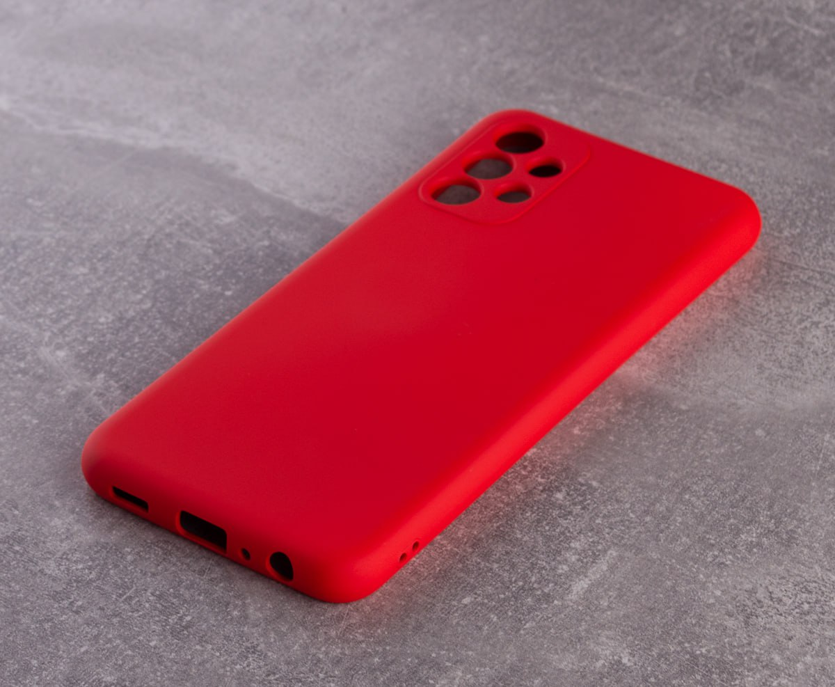 Силиконовый чехол SOFT Silicone Case для Samsung A23 (без лого) красный