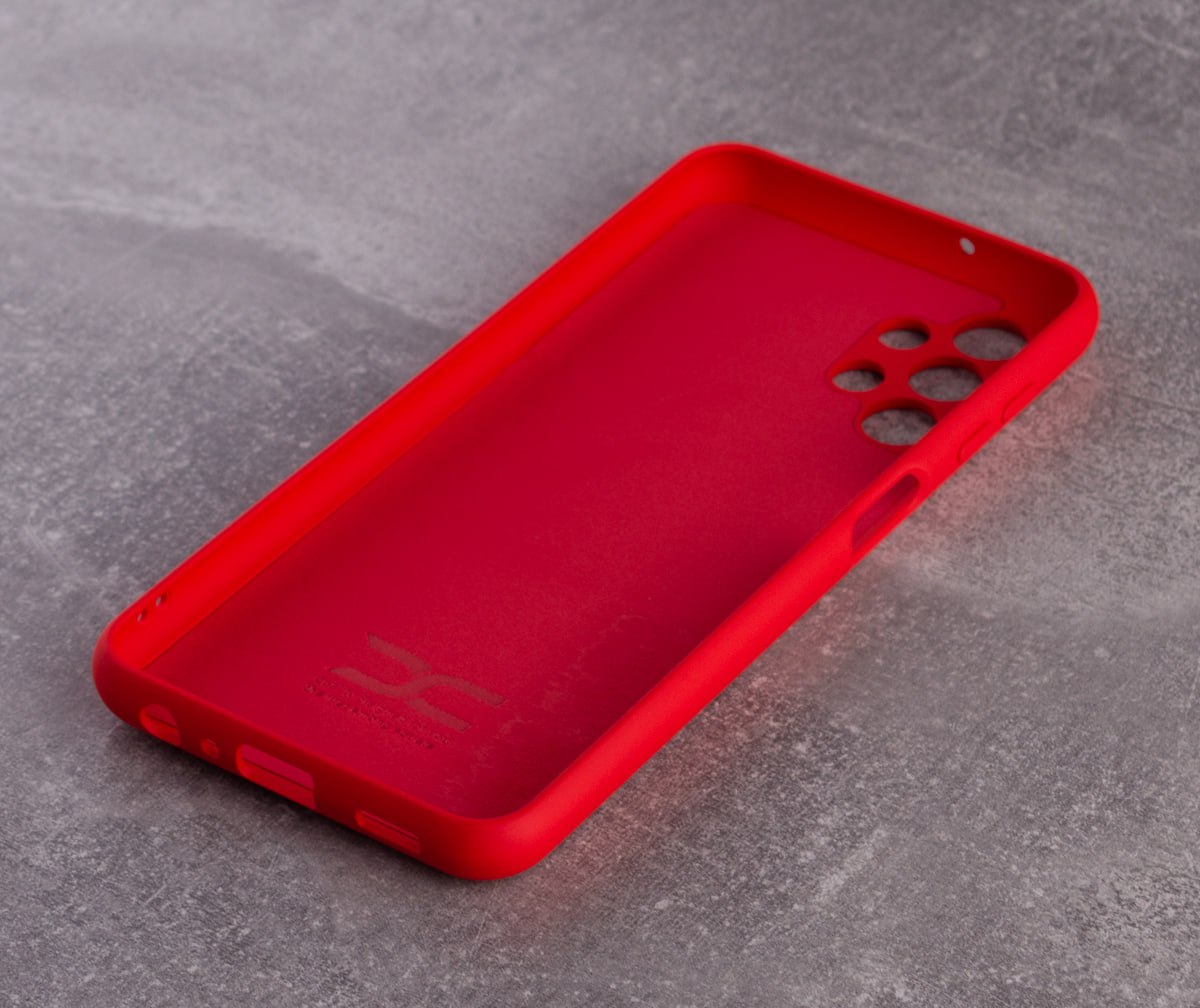 Силиконовый чехол SOFT Silicone Case для Samsung A23 (без лого) красный