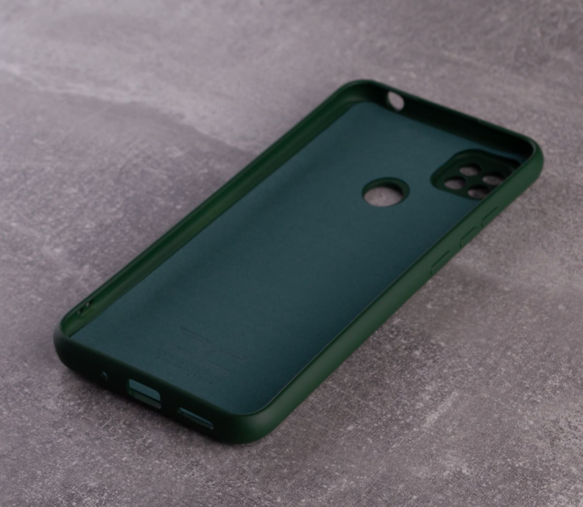 Силиконовый чехол SOFT Silicone Case для Xiaomi Redmi 10A (без лого) темно-зеленый