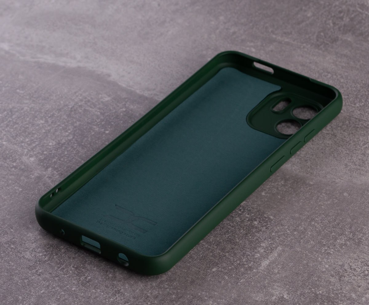 Силиконовый чехол SOFT Silicone Case для Xiaomi Redmi A1/A2 (без лого) темно-зеленый