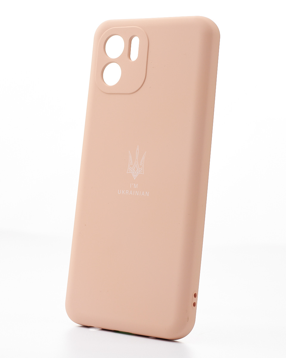 Силиконовый чехол SOFT Silicone Case для Samsung A03 Core (ТРИЗУБ) пудра