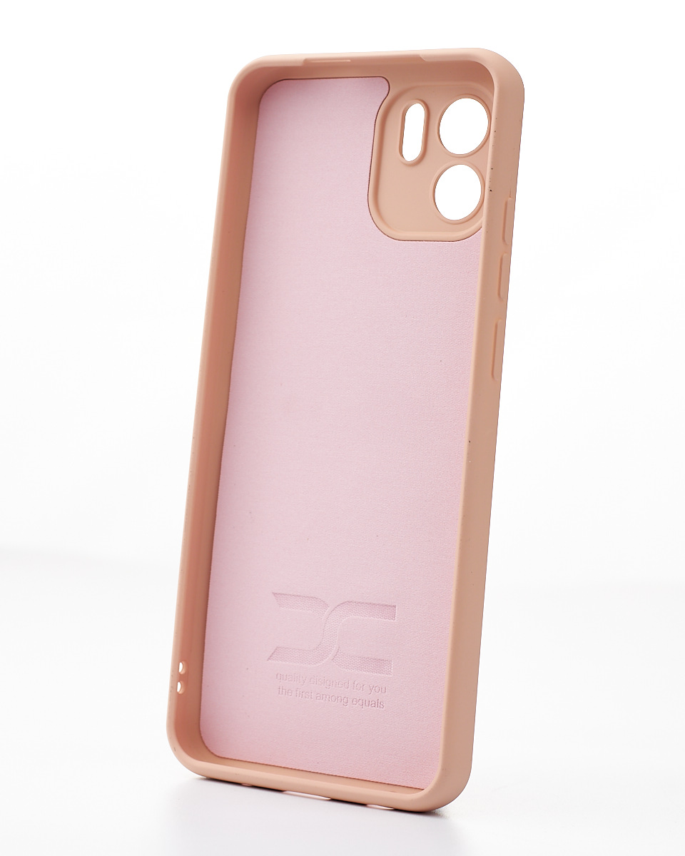 Силиконовый чехол SOFT Silicone Case для Samsung A23 (ТРИЗУБ) пудра