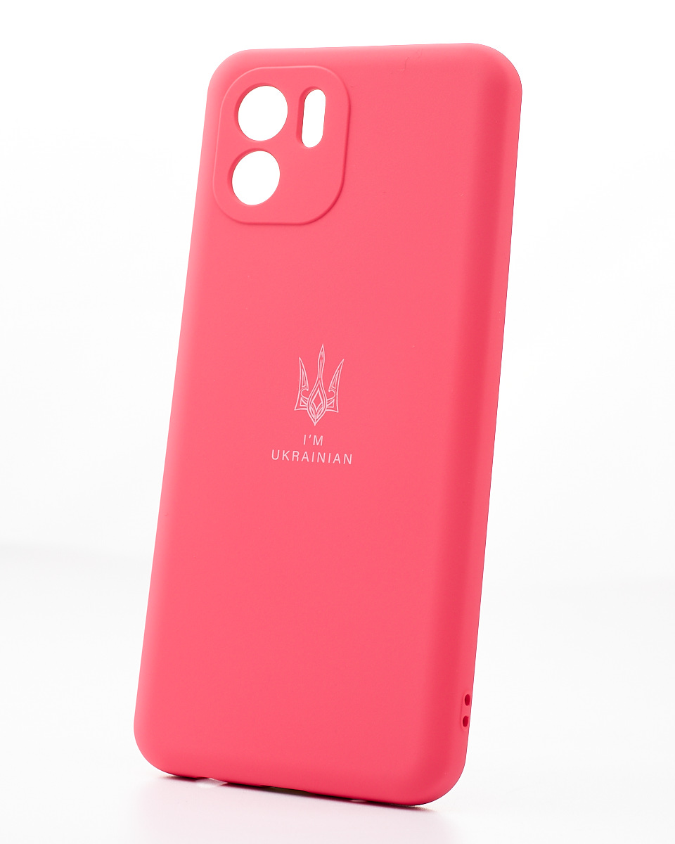 Силиконовый чехол SOFT Silicone Case для Samsung A23 (ТРИЗУБ) малиновый