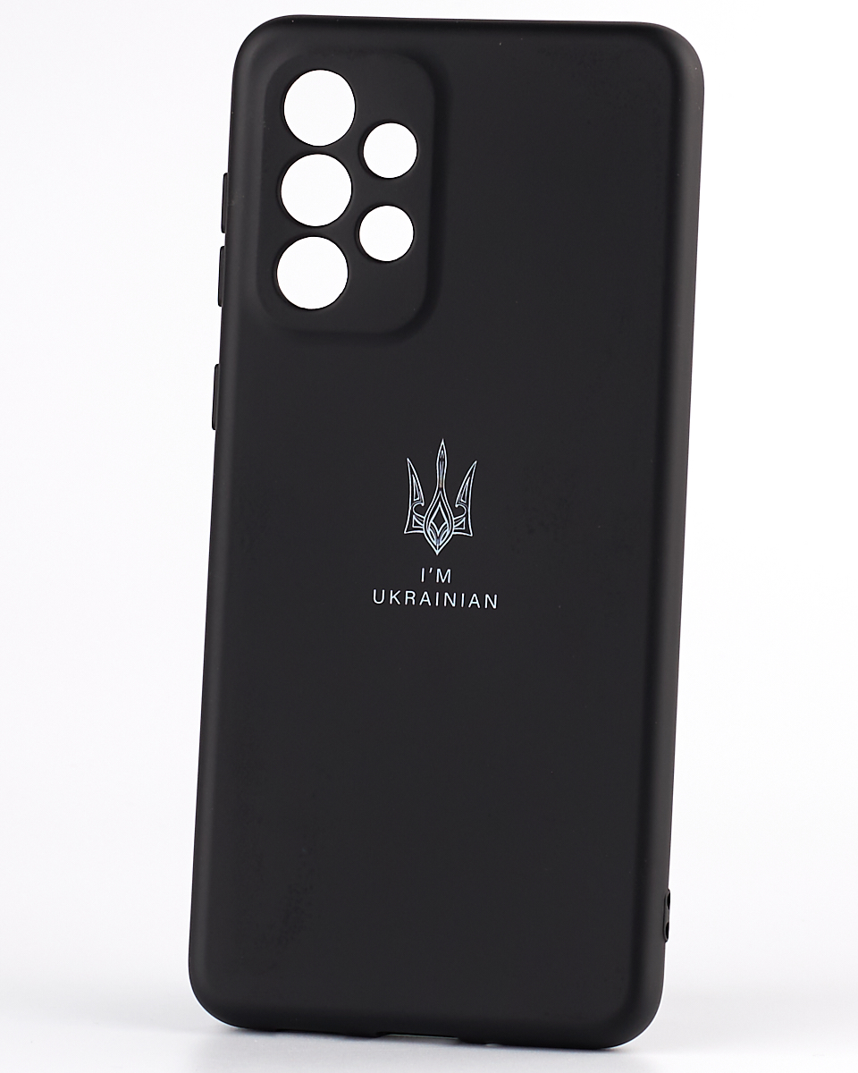 Силиконовый чехол SOFT Silicone Case для Samsung A33 5G (ТРИЗУБ) черный