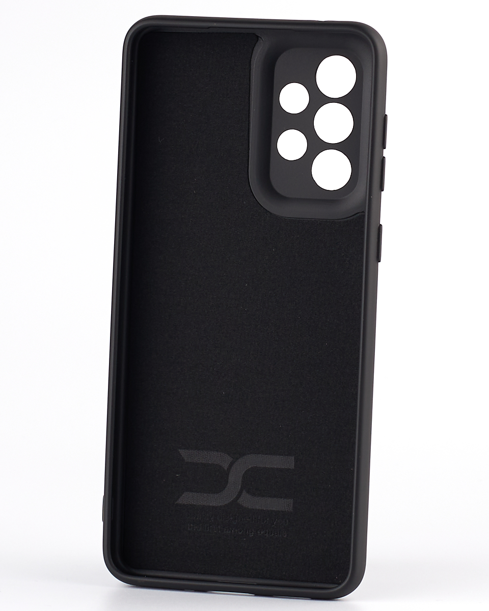 Силиконовый чехол SOFT Silicone Case для Samsung A33 5G (ТРИЗУБ) черный