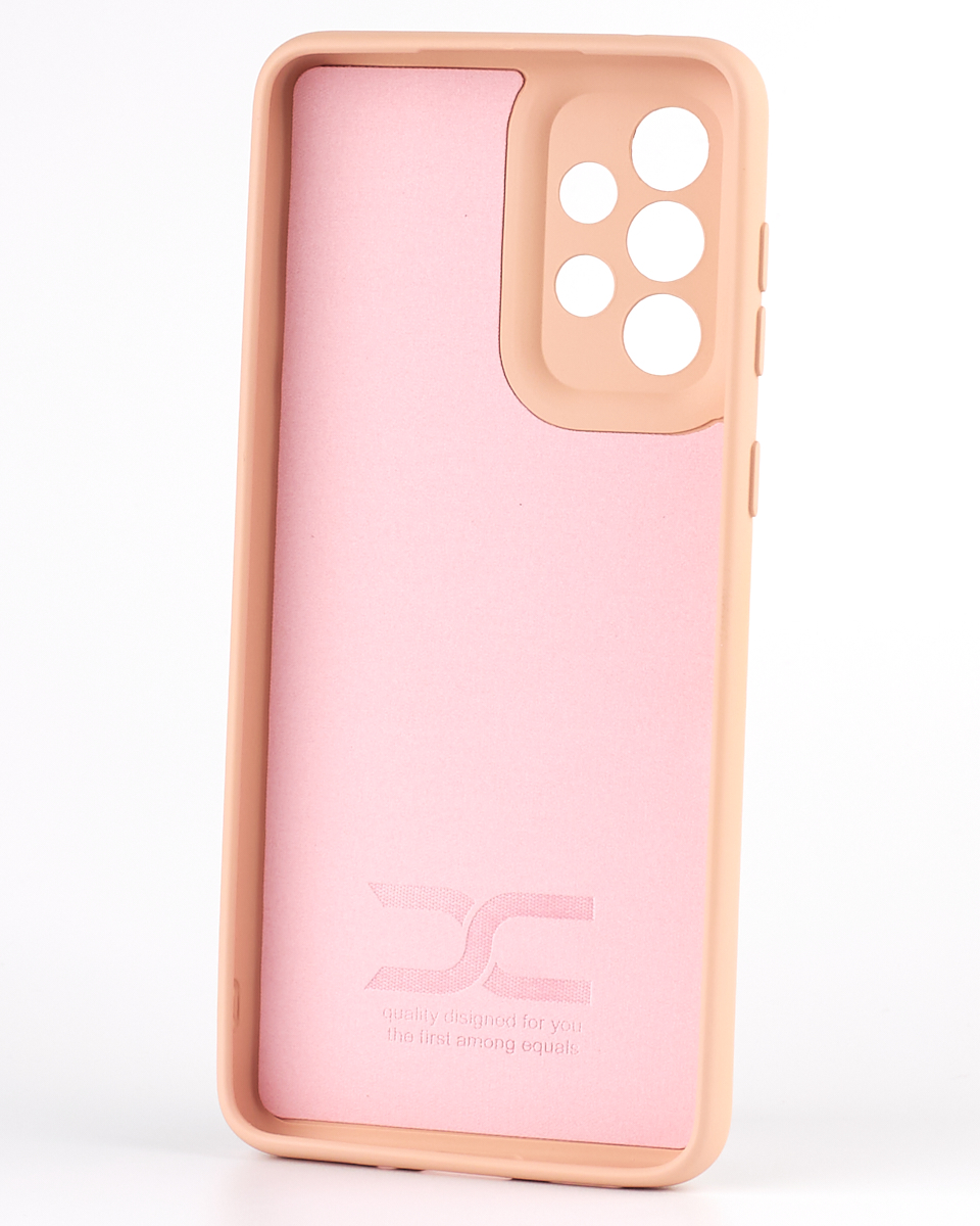 Силиконовый чехол SOFT Silicone Case для Samsung A33 5G (ТРИЗУБ) пудра