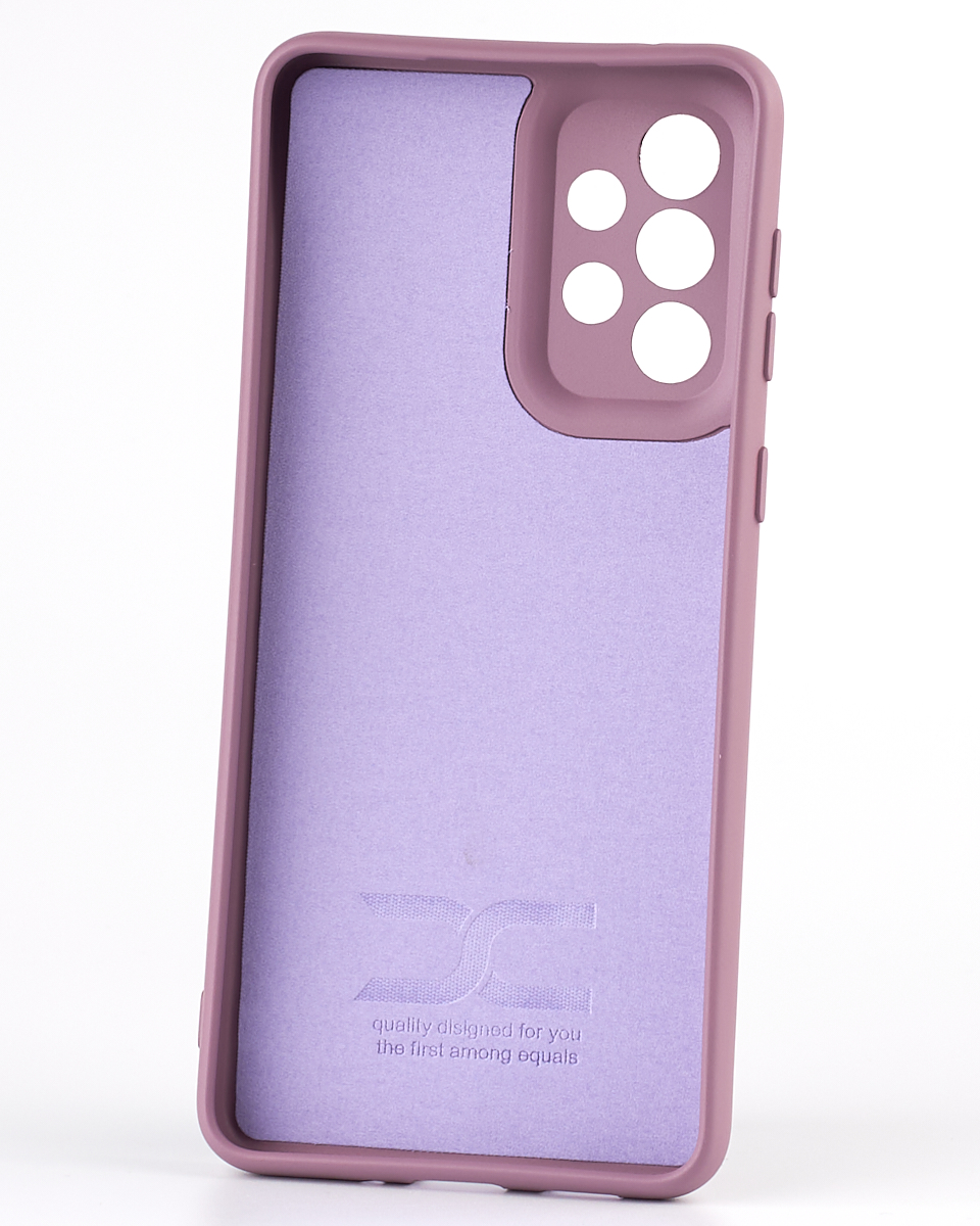 Силиконовый чехол SOFT Silicone Case для Samsung A33 5G (ТРИЗУБ) лаванда