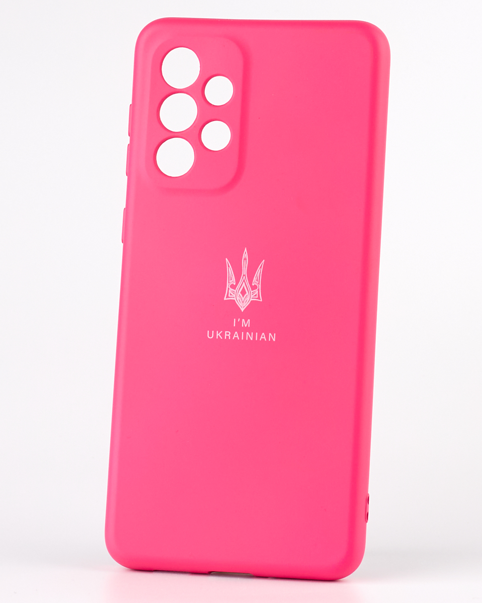 Силиконовый чехол SOFT Silicone Case для Samsung A33 5G (ТРИЗУБ) малиновый