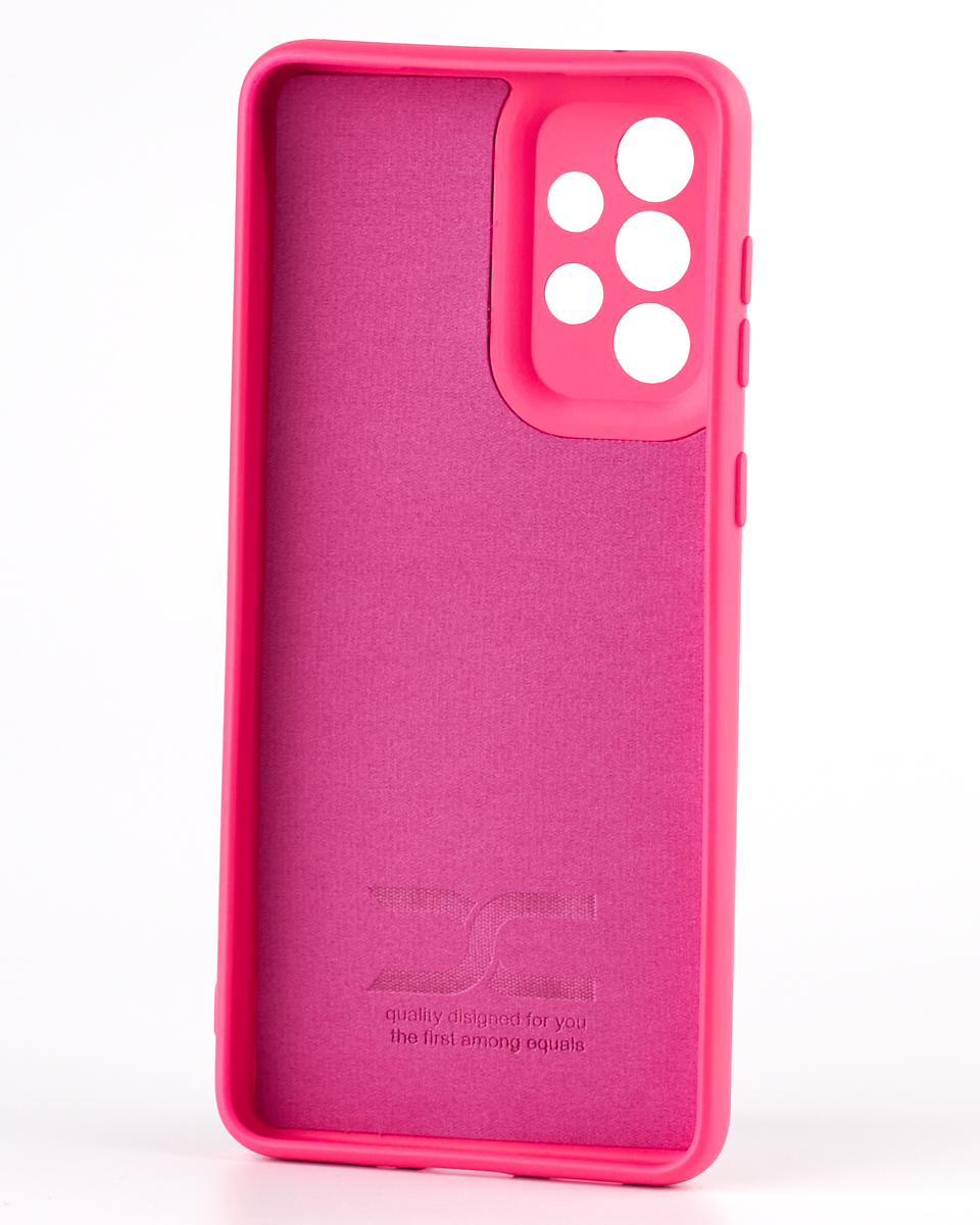 Силиконовый чехол SOFT Silicone Case для Samsung A33 5G (ТРИЗУБ) малиновый