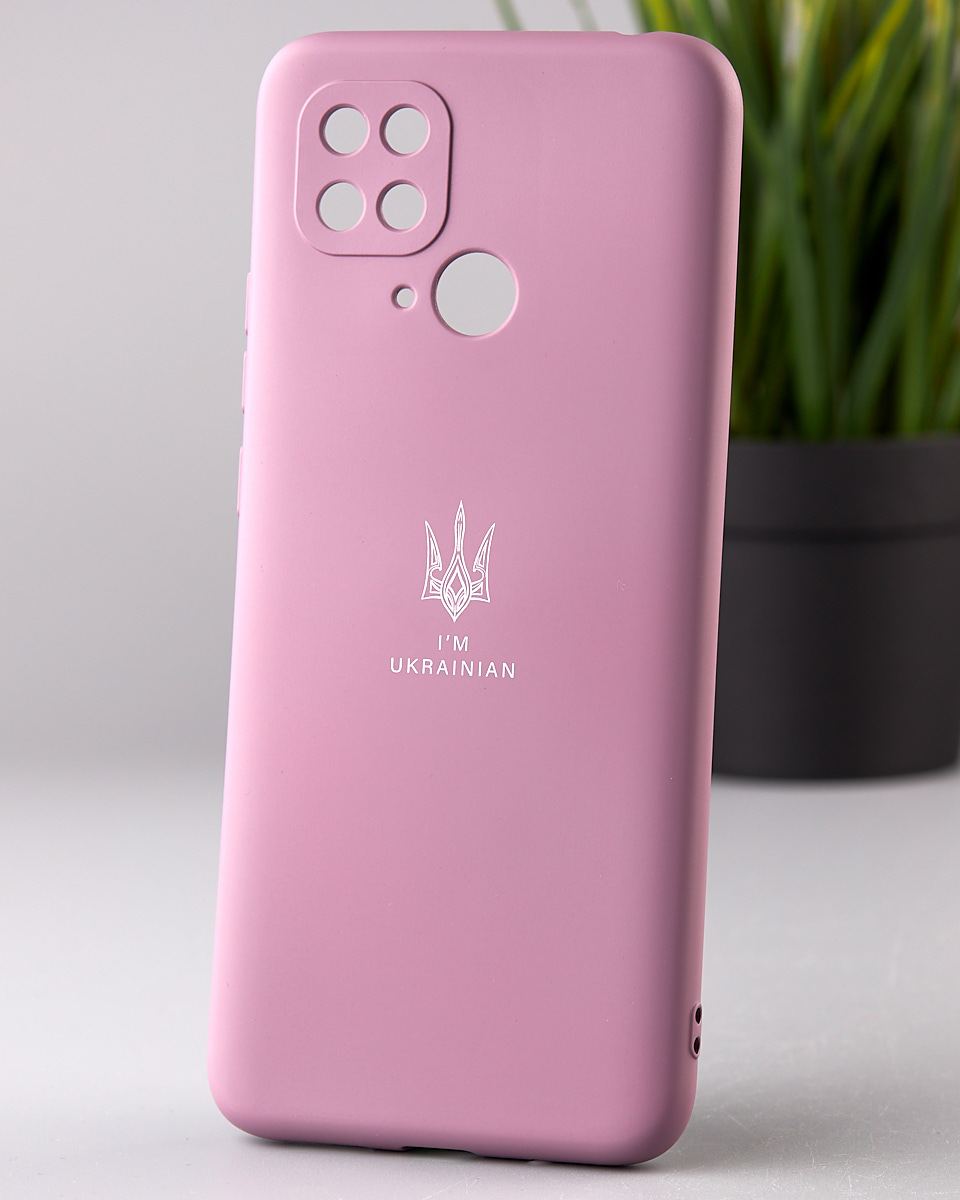 Силиконовый чехол SOFT Silicone Case для Xiaomi Redmi 10c (ТРИЗУБ) лаванда