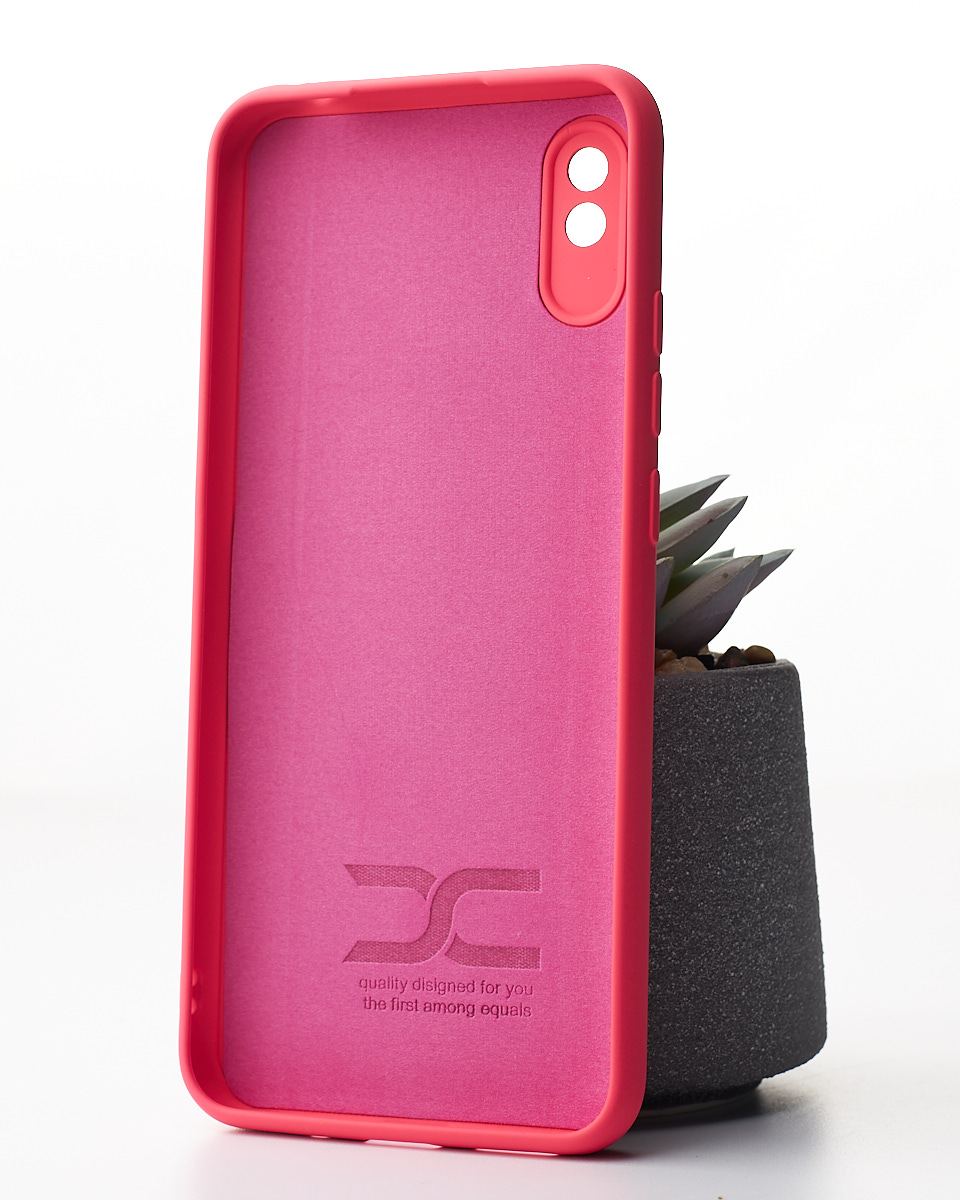 Силиконовый чехол Original pack SOFT для iPhone 12 Pro Max (ТРИЗУБ) малиновый