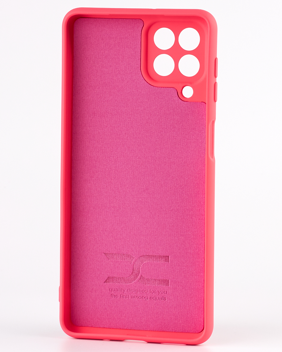 Силиконовый чехол SOFT Silicone Case для Samsung M53 5G (без лого) малиновый