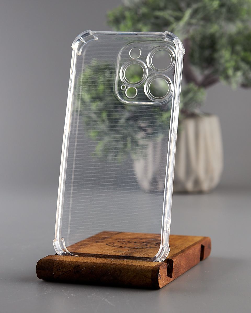 Силиконовый чехол WS SHOCKPROOF для iPhone 14 Pro прозрачный