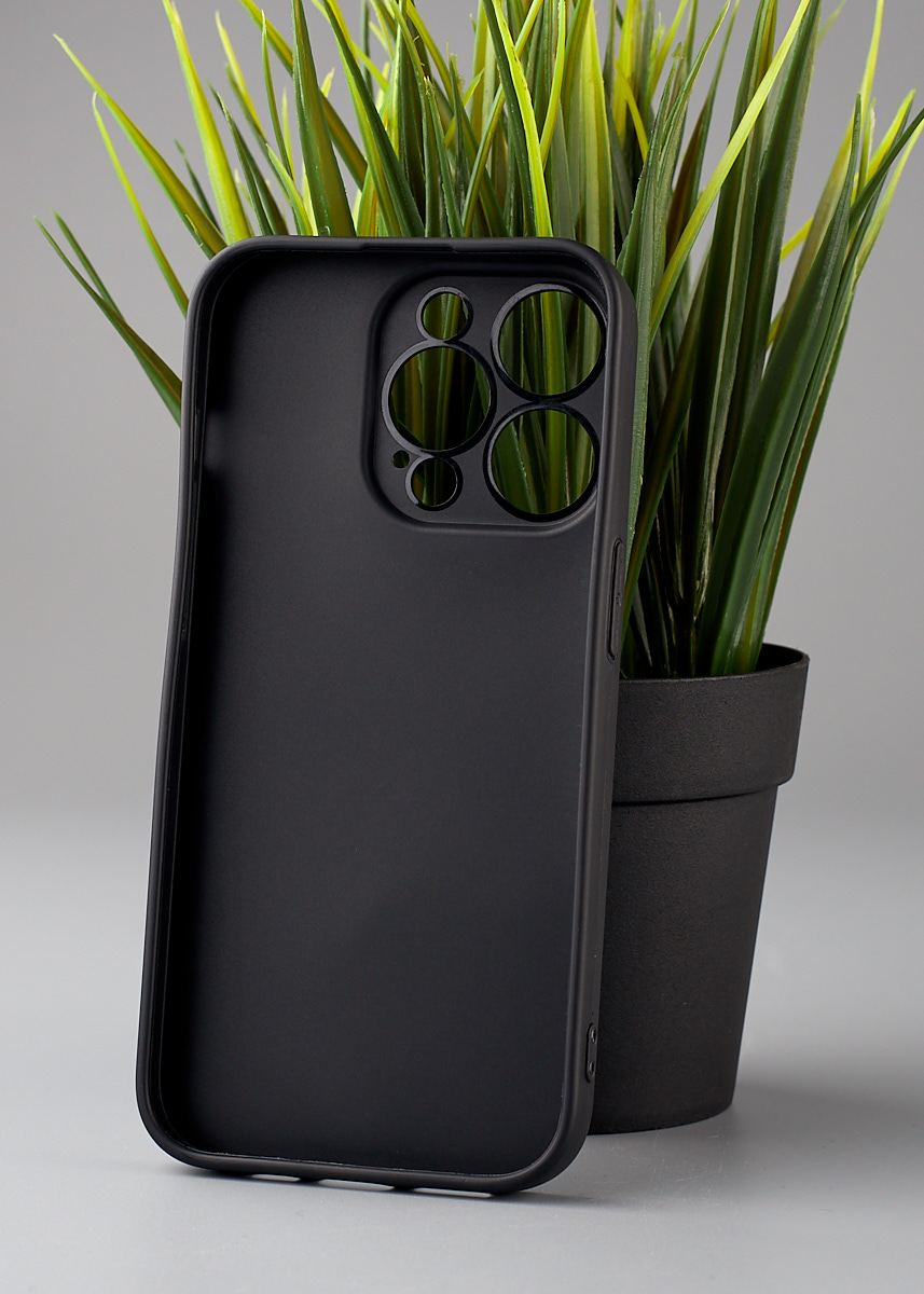 Силиконовый чехол Graphite для iPhone 14 Pro Max черный