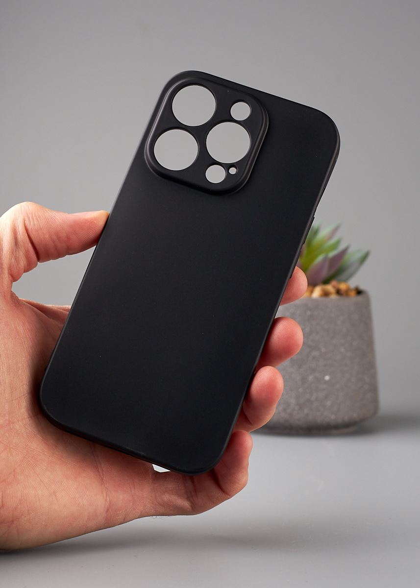 Силиконовый чехол Graphite для iPhone 14 Pro Max черный