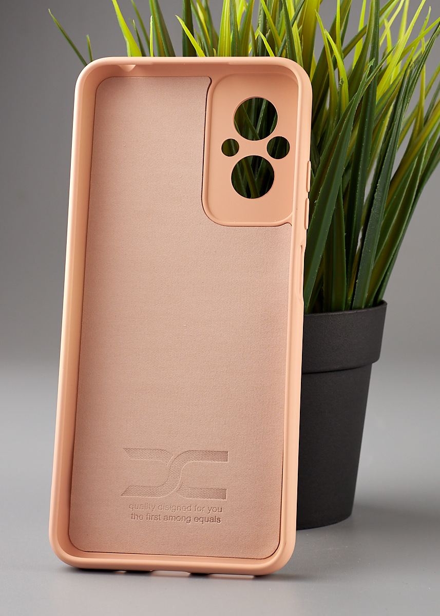 Силиконовый чехол Original pack SOFT для Xiaomi Redmi 11 Prime/Poco M5 4G (ТРИЗУБ) пудра