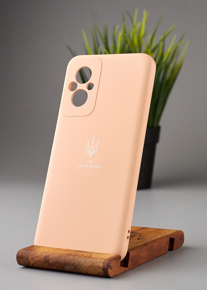 Силиконовый чехол Original pack SOFT для Xiaomi Redmi 11 Prime/Poco M5 4G (ТРИЗУБ) пудра