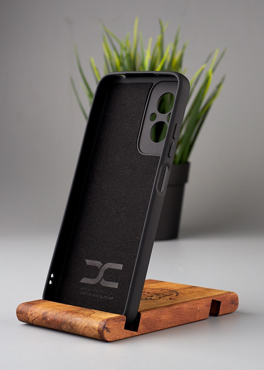 Силиконовый чехол Original pack SOFT для Xiaomi Redmi 11 Prime/Poco M5 4G (ТРИЗУБ) черный