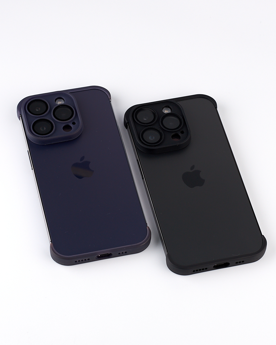 Силиконовая накладка CornerPad 3in1 для iPhone 14 Pro фиолетовый