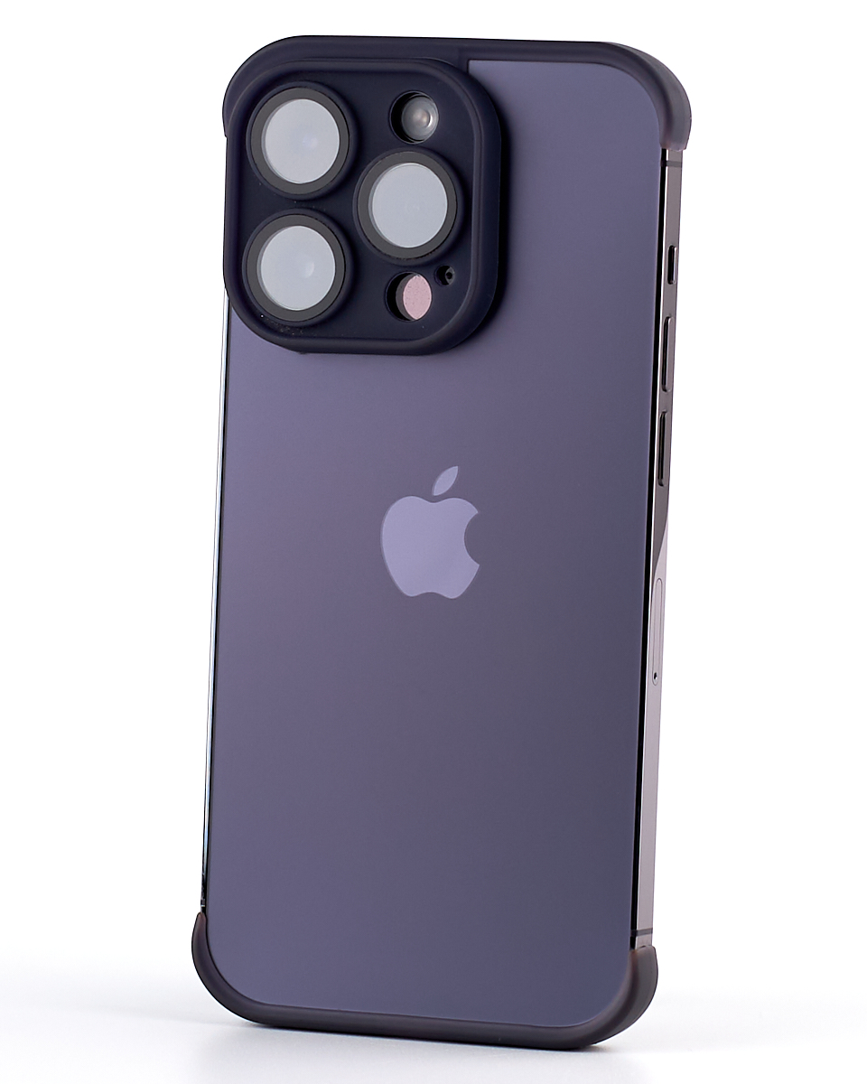 Силиконовая накладка CornerPad 3in1 для iPhone 14 Pro фиолетовый