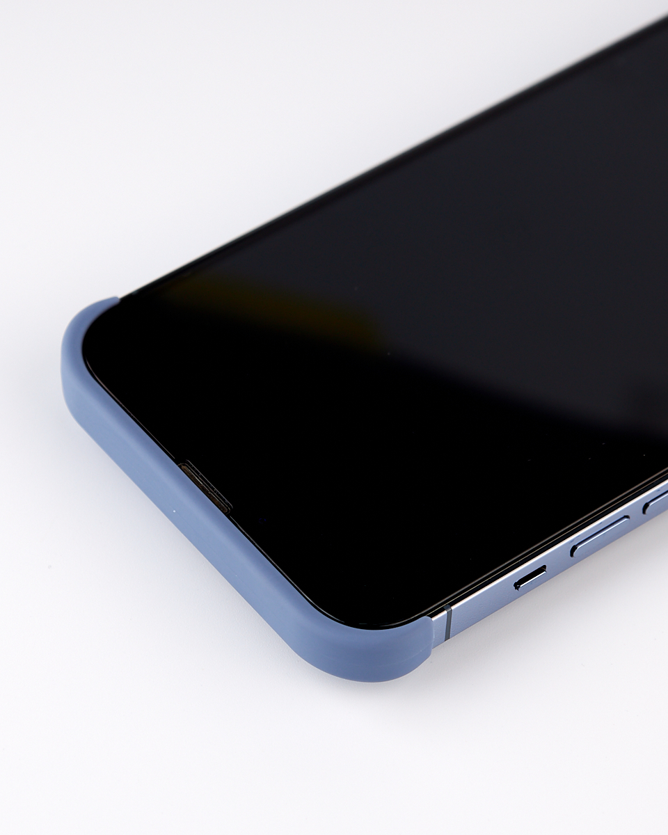 Силиконовая накладка CornerPad 3in1 для iPhone 13 Pro серо-синий