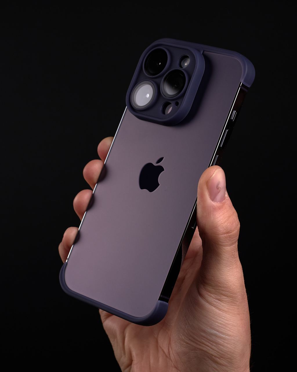 Силиконовая накладка CornerPad 3in1 для iPhone 13 Pro Max фиолетовый