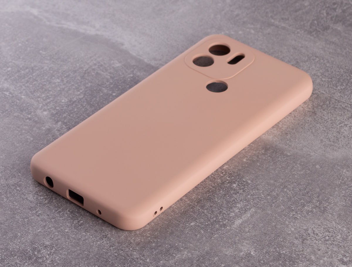 Силиконовый чехол SOFT Silicone Case для Xiaomi Redmi A2 Plus/A1 Plus (без лого) пудра