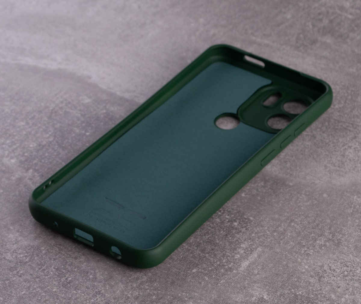 Силиконовый чехол SOFT Silicone Case для Xiaomi Redmi A2 Plus/A1 Plus (без лого) темно-зеленый