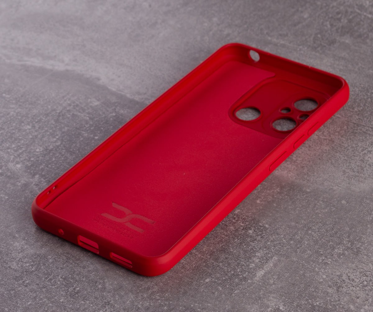Силиконовый чехол SOFT Silicone Case для Xiaomi Redmi 12C (без лого) красный