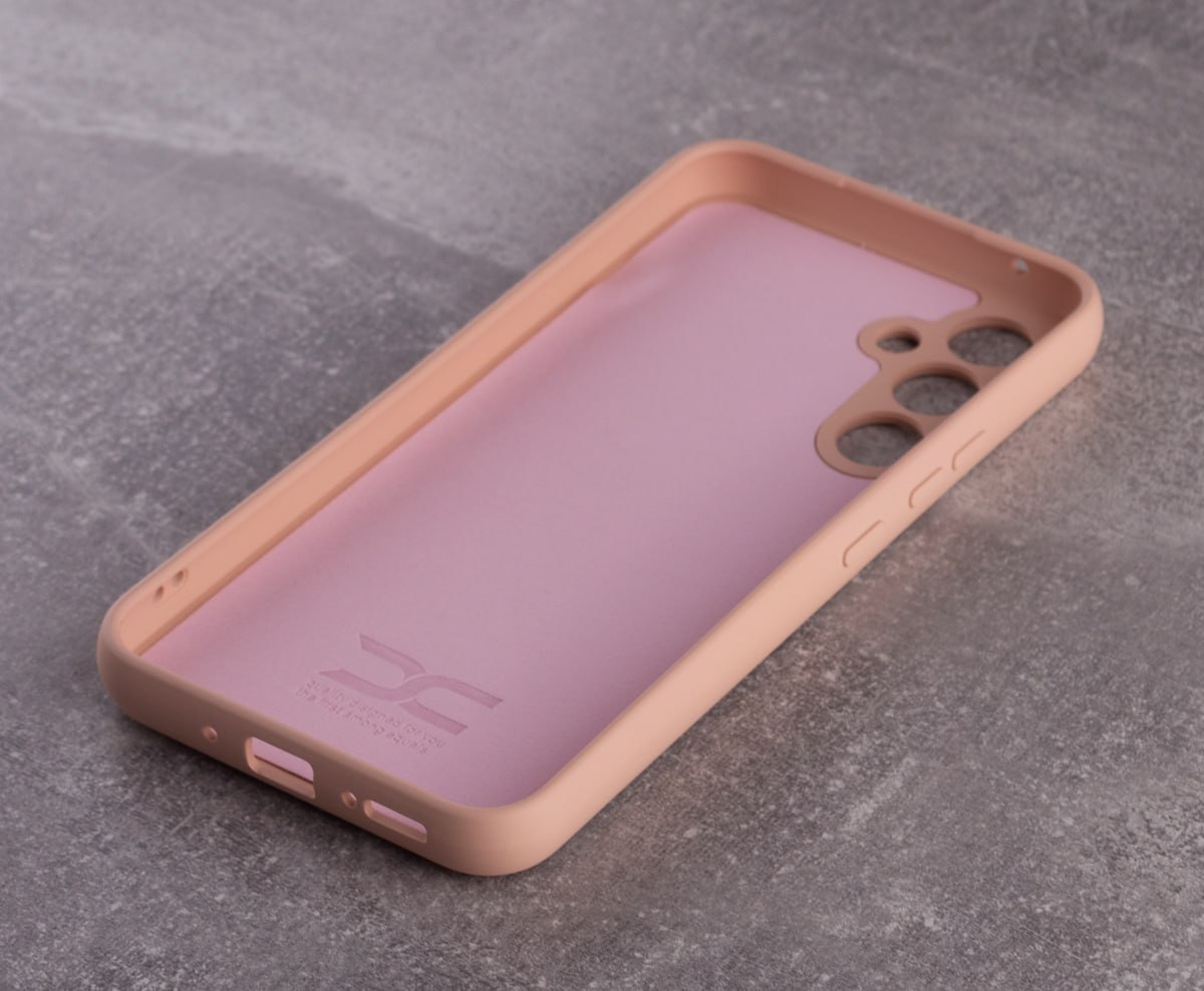 Силиконовый чехол SOFT Silicone Case для Samsung A34 (без лого) пудра