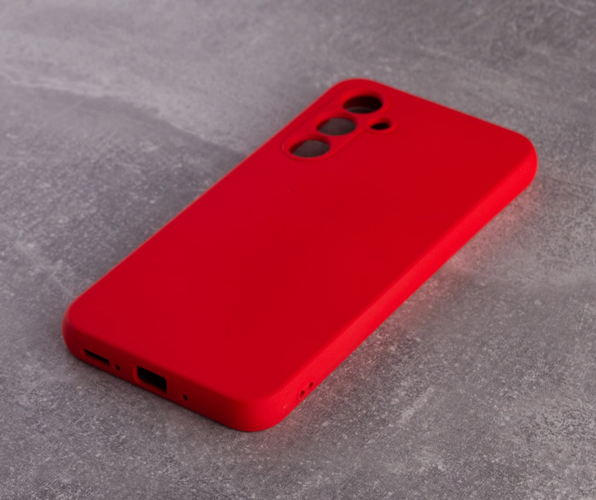 Силиконовый чехол SOFT Silicone Case для Samsung A54 5G (без лого) красный