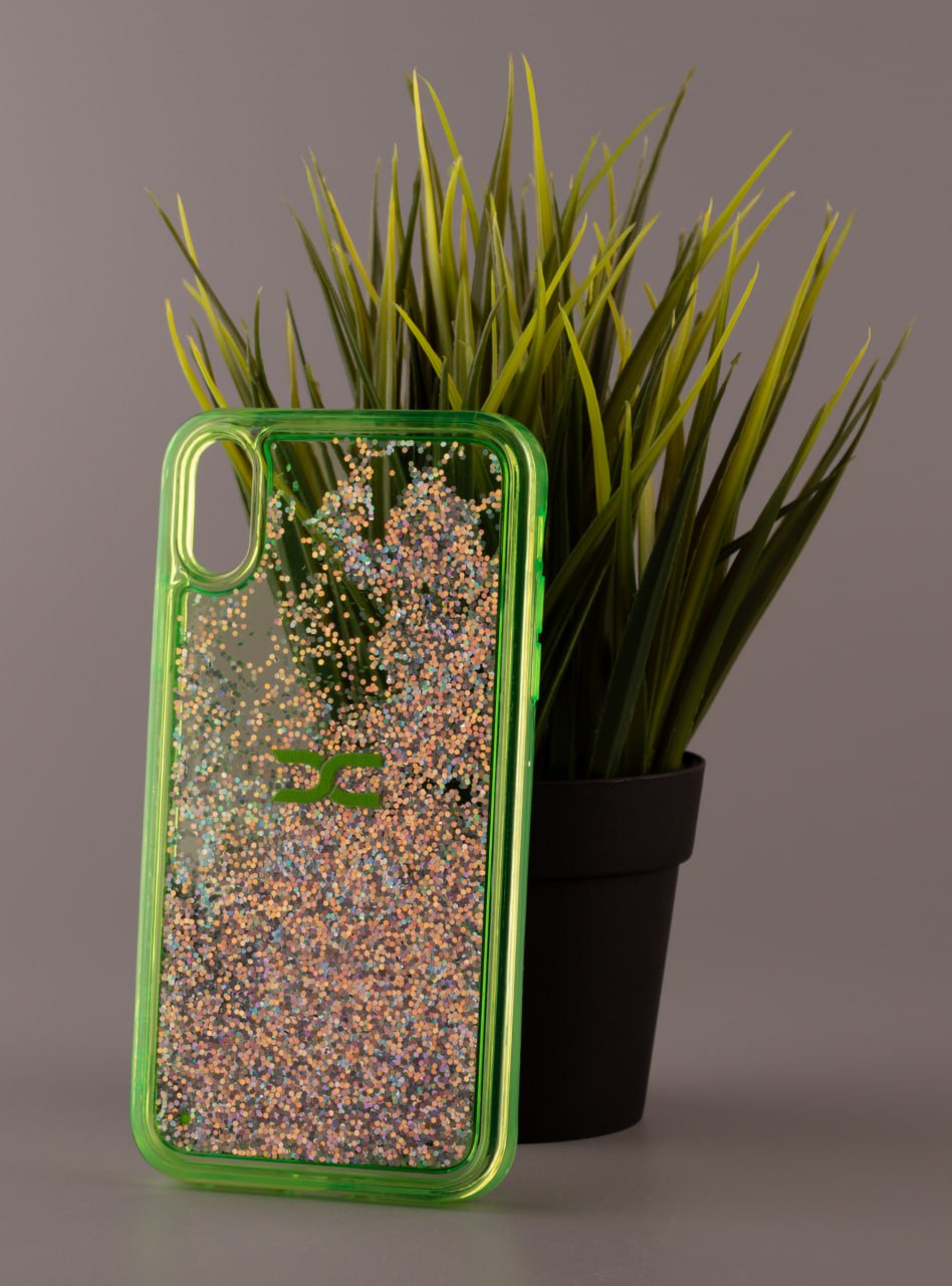 Силиконовый чехол AQUARIUM для iPhone XR зеленый